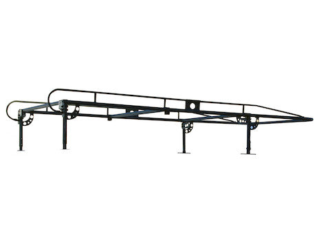 Buyers Products - 1501250 - Ladder Rack (Utility Body), Long Black 13-1/2 Foot - YourTruckPartsNow
