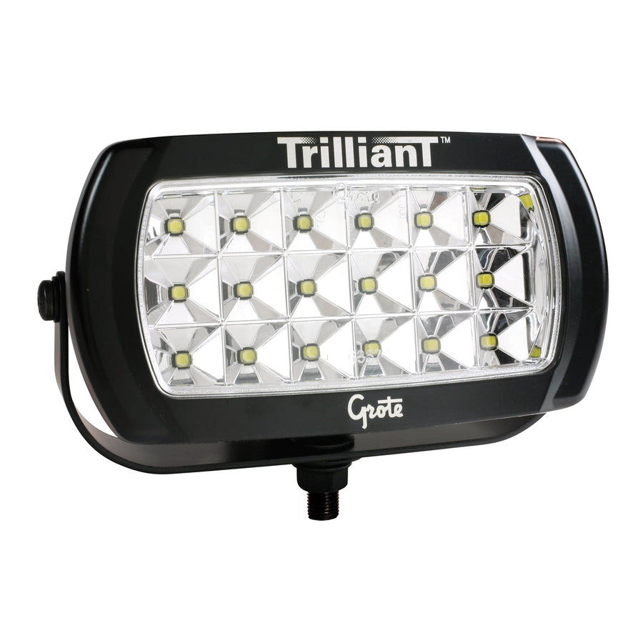 Grote - 089373150697 - Forward Lighting, Trilliant LED Work Lamp, Wide Flood Pattern, W/Reflector - YourTruckPartsNow