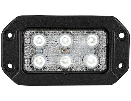 Buyers Products - 1492191 - 6.5 In. by 3.5 In. Rectangular LED Clear Flood Light - YourTruckPartsNow