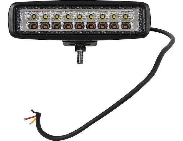 Buyers Products - 1492233 - 6.5 Inch Led Flood Light with Strobe - Rectangular Lens - YourTruckPartsNow