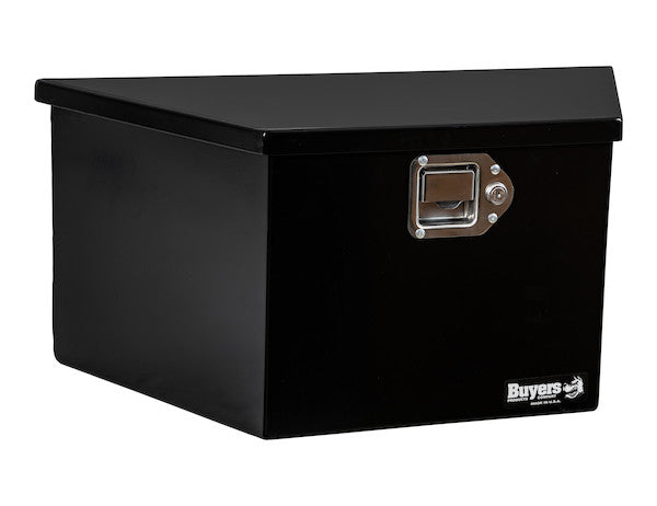 Buyers Products - 1701281 - 12.4 H X13.3d X17.1 W Inch Black Steel Trailer Tongue Truck Box - YourTruckPartsNow