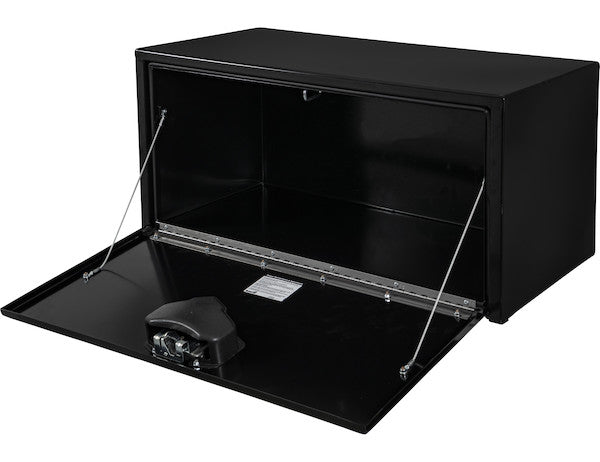 Buyers Products - 1702103 - 18x18x30 Inch Black Steel Underbody Truck Box with Paddle Latch - YourTruckPartsNow