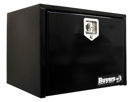 Buyers Products - 1702295 - 18x18x18 Inch Black Steel Underbody Truck Box - YourTruckPartsNow