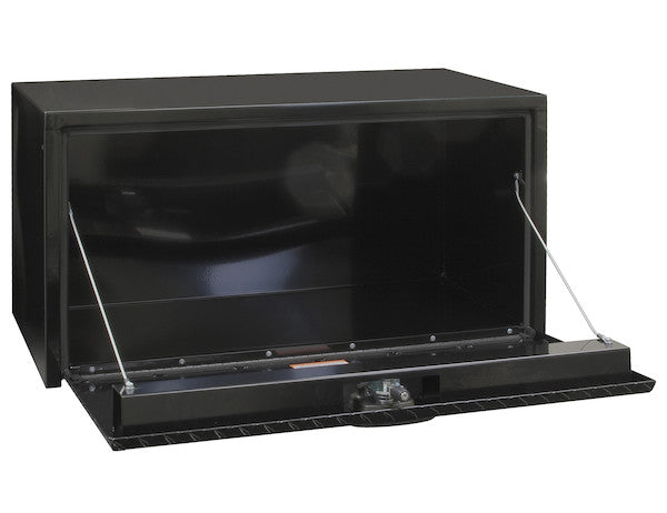 Buyers Products - 1702505 - 18x18x36 Inch Black Steel Underbody Truck Box with Aluminum Door - YourTruckPartsNow