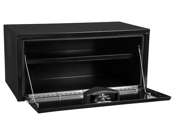 Buyers Products - 1703304 - 14x16x30 Inch Black Steel Underbody Truck Box with Built-In Shelf - YourTruckPartsNow