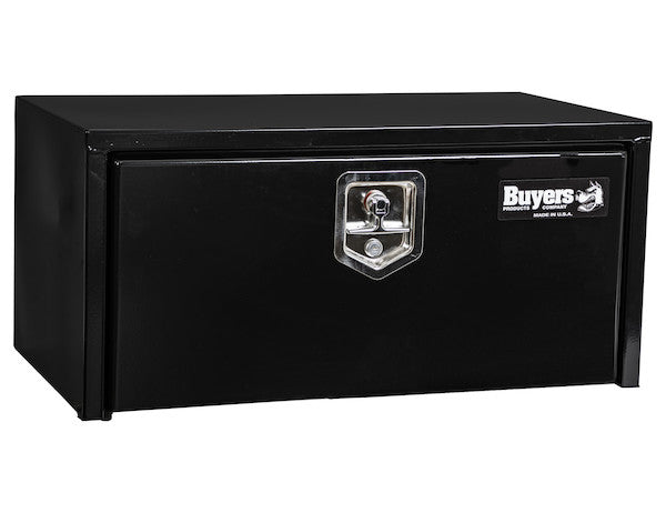 Buyers Products - 1703304 - 14x16x30 Inch Black Steel Underbody Truck Box with Built-In Shelf - YourTruckPartsNow