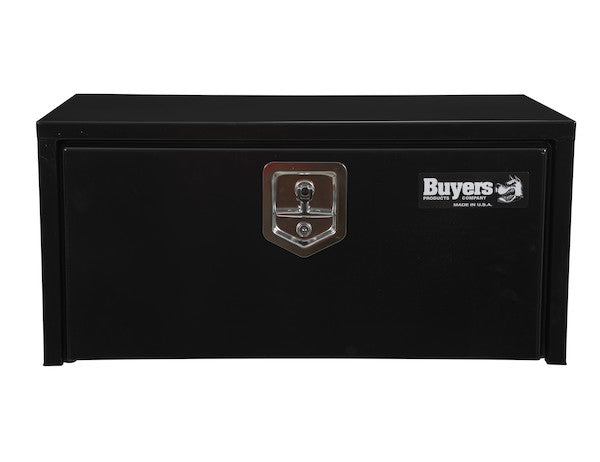 Buyers Products - 1703304 - 14x16x30 Inch Black Steel Underbody Truck Box with Built-In Shelf - YourTruckPartsNow