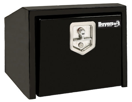 Buyers Products - 1703351 - Black Steel Underbody Truck Box with Slanted Back - YourTruckPartsNow