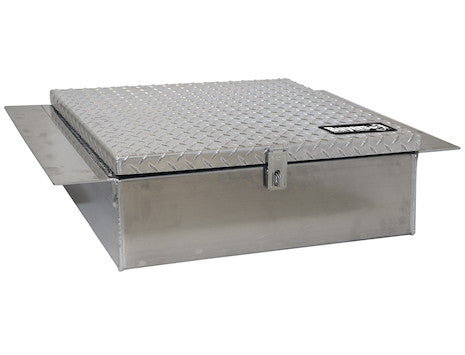 Buyers Products - 1705384 - 9x24x22 Inch Diamond Tread Aluminum In-Frame Truck Toolbox - YourTruckPartsNow