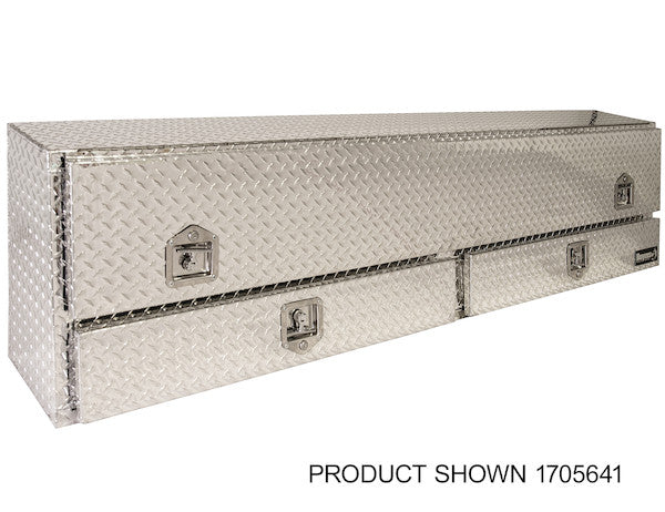 Buyers Products - 1705641 - 72 Inch Diamond Tread Aluminum Contractor Truck Box with Drawers - YourTruckPartsNow