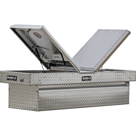 Buyers Products - 1710410 - 18x20x71 Inch Diamond Tread Aluminum Gull Wing Truck Box - YourTruckPartsNow