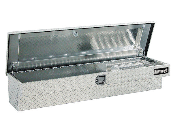 Buyers Products - 1711010 - 13x10.5/16x47 Inch Diamond Tread Aluminum Lo-Sider Truck Box - YourTruckPartsNow