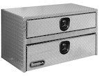 Buyers Products - 1712200 - 20x18x24 Inch Diamond Tread Aluminum Underbody Truck Box with Drawer - YourTruckPartsNow