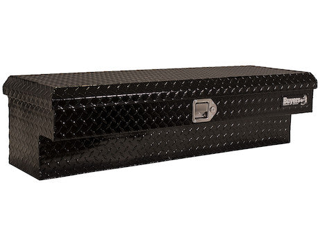 Buyers Products - 1721010 - Black Powder Coated Diamond Tread Aluminum Lo-Sider Truck Box - YourTruckPartsNow