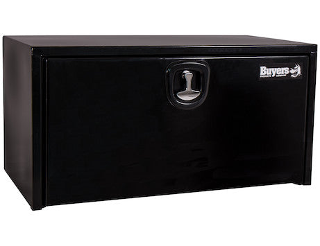 Buyers Products - 1732300 - Black Steel Underbody Truck Box with 3-Point Latch - YourTruckPartsNow