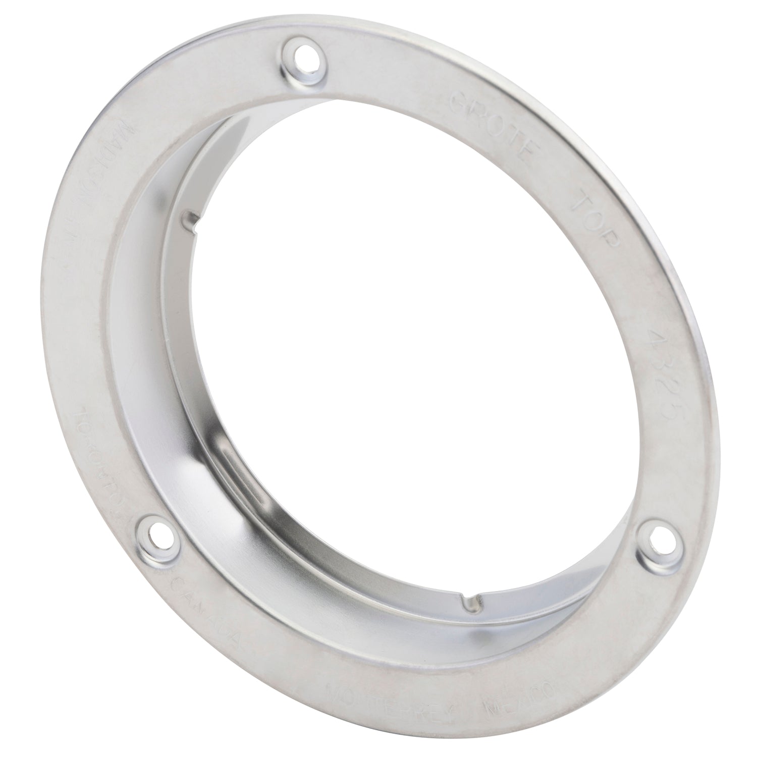 Grote - 43253-3 - Bracket, 4" S/S, Theft-Resistant Flange For 4" Lamps, Bulk - YourTruckPartsNow