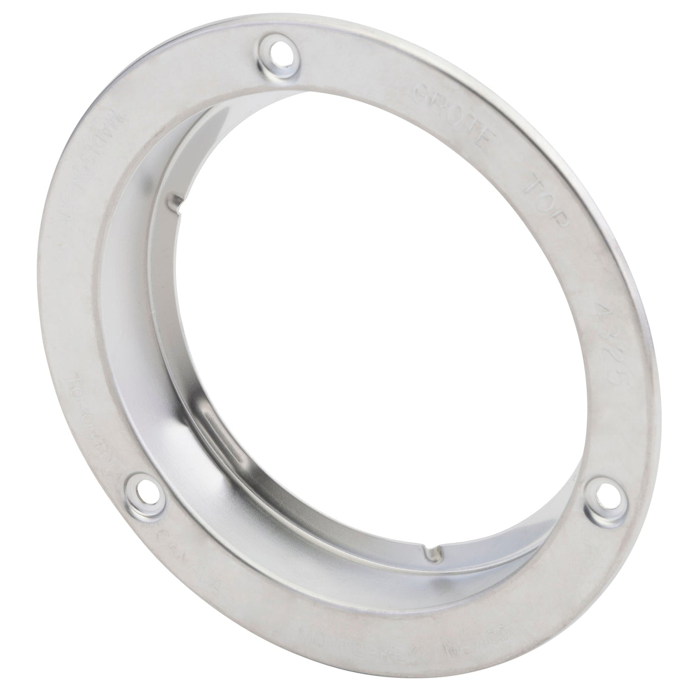 Grote - 43253 - Bracket, 4" Stainless Steel, Theft-Resistant Flange For 4" Lamps - YourTruckPartsNow