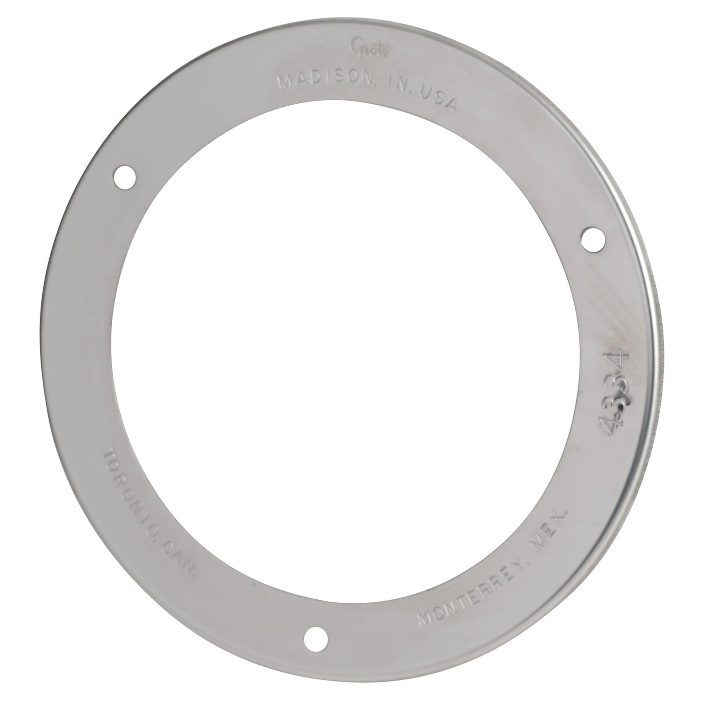 Grote - 43343 - Bracket, Stainless Steel, Security Ring Flange-Mount For 4" Lamps - YourTruckPartsNow