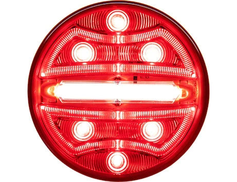 Buyers Products - 5624132 - 4 Inch Round Stop/Turn/Tail + Backup Combination Light with Light Stripe Led Tubes (Sold in quantities of 10. - YourTruckPartsNow