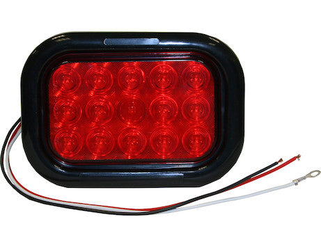 Buyers Products - 5625115 - 5.33 Inch Rectangular Stop/Turn/Tail Light Kit with 15 LEDs - YourTruckPartsNow