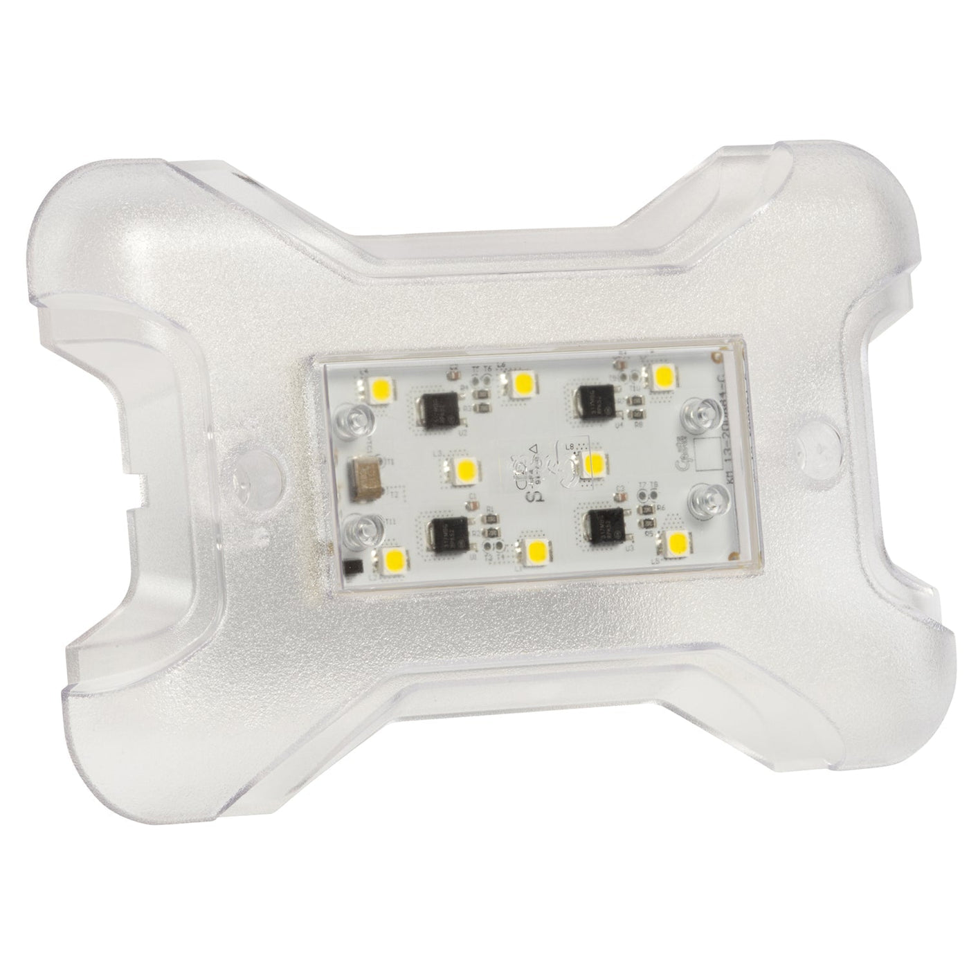 Grote - 61121 - Dome/Interior Lamp, Clear, 12 Volt, Surface Mount, LED Dome Lamp - YourTruckPartsNow