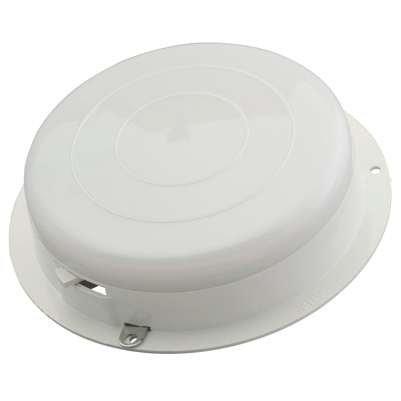 Grote - 61161 - Dome/Interior Lamp, White Base, Round With Switch - YourTruckPartsNow