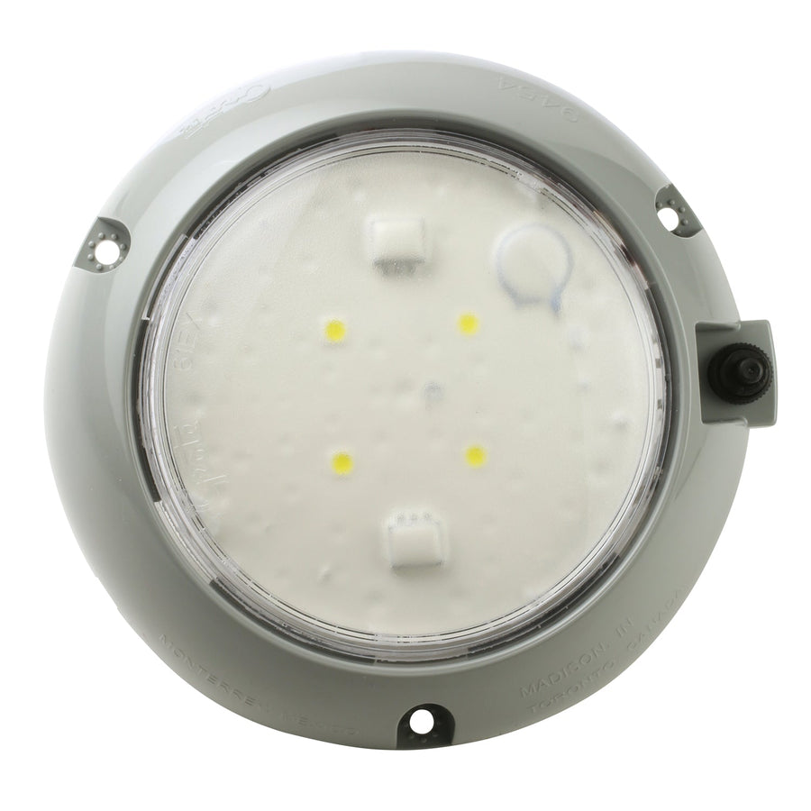 Grote - 61171 - Dome/Interior Lamp, Clear, 4", LED Dome Lamp, W/Bracket And Switch - YourTruckPartsNow