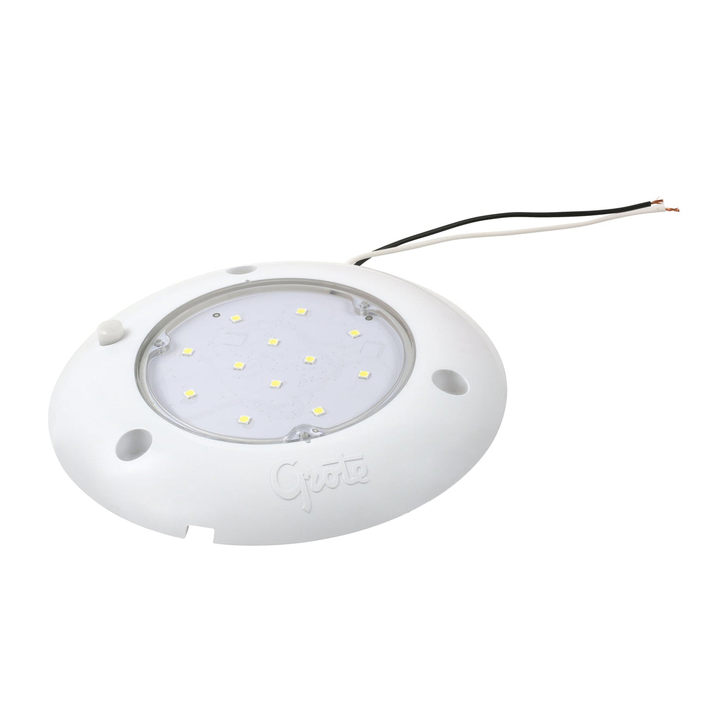 Grote - 61331 - Dome/Interior, Clear, LED, Dome Lamp Assembly, 12/24 Volt, W/Motion Detection - YourTruckPartsNow