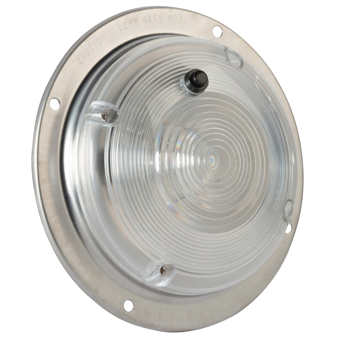 Grote - 61821-3 - Dome/Interior Lamp, Clear, 6", With Switch, Bulk Pack - YourTruckPartsNow