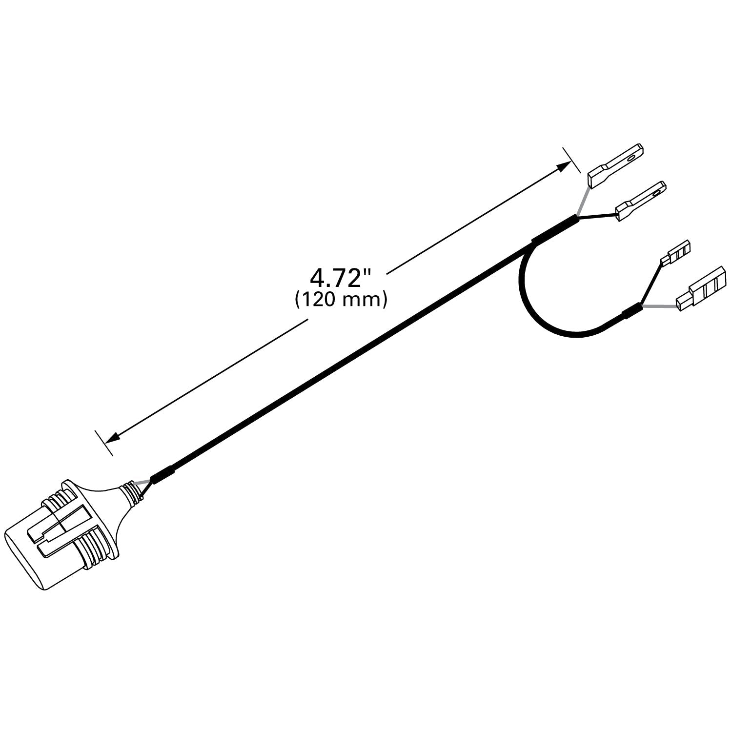 Grote - 68652 - Adaptor, 9005 Male H1 M + F - YourTruckPartsNow