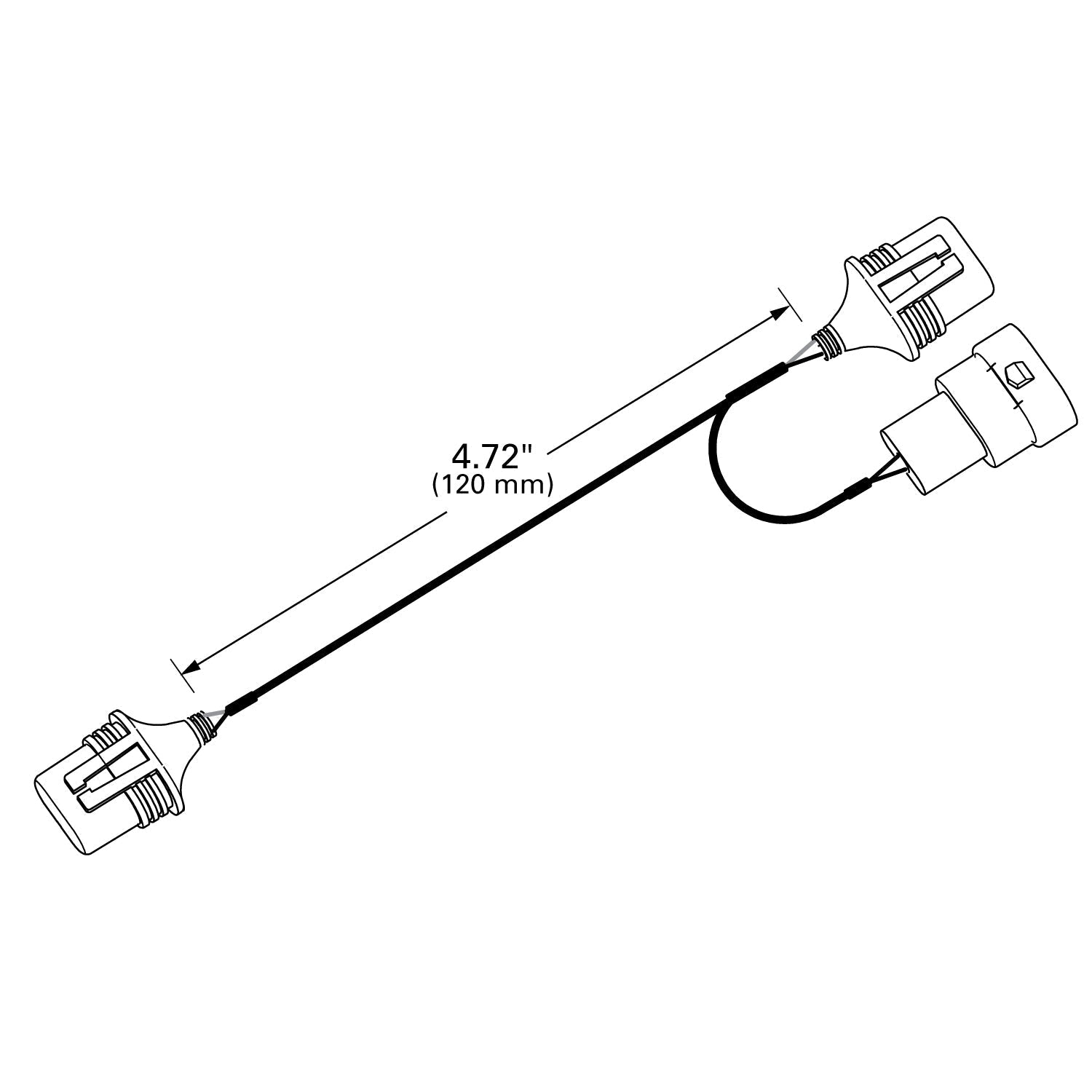 Grote - 68656 - Adaptor, 9005 Male 9005 M + F - YourTruckPartsNow