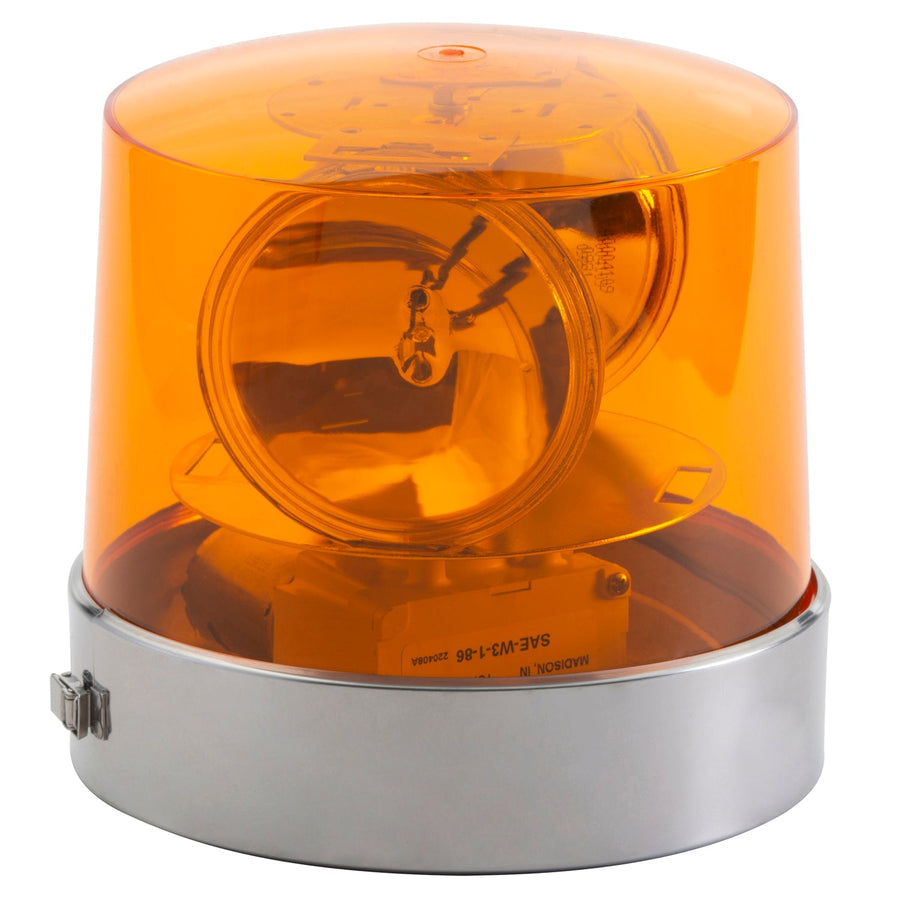 Grote - 76223 - Emergency Lighting, Yellow, 2-Sealed Beams Roto-Beacon, 12 Volt - YourTruckPartsNow