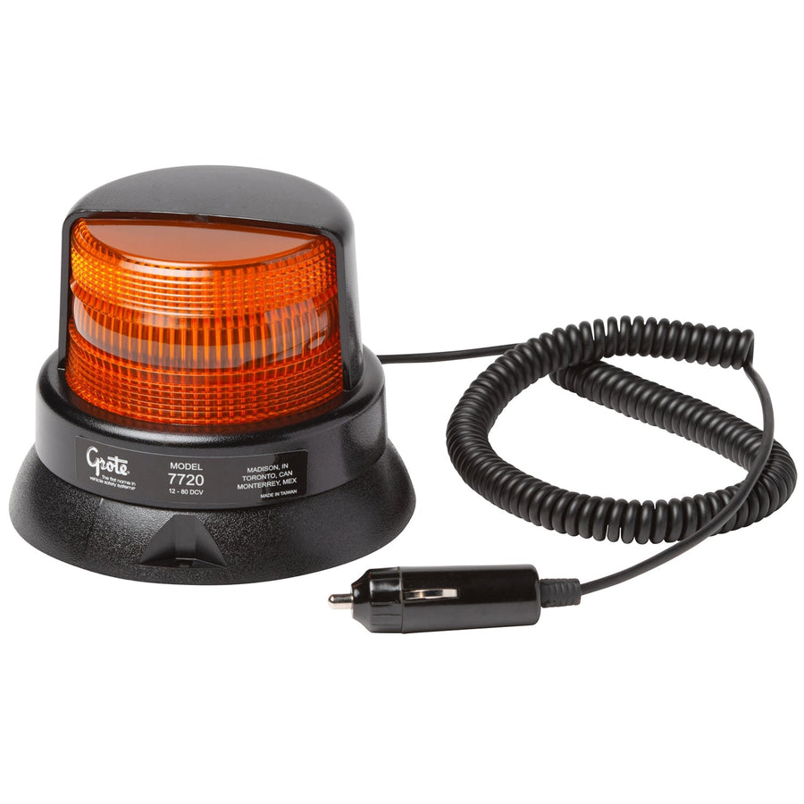 Grote - 77203 - Emergency Lighting, Yellow, Economy Material Handling Strobe - YourTruckPartsNow