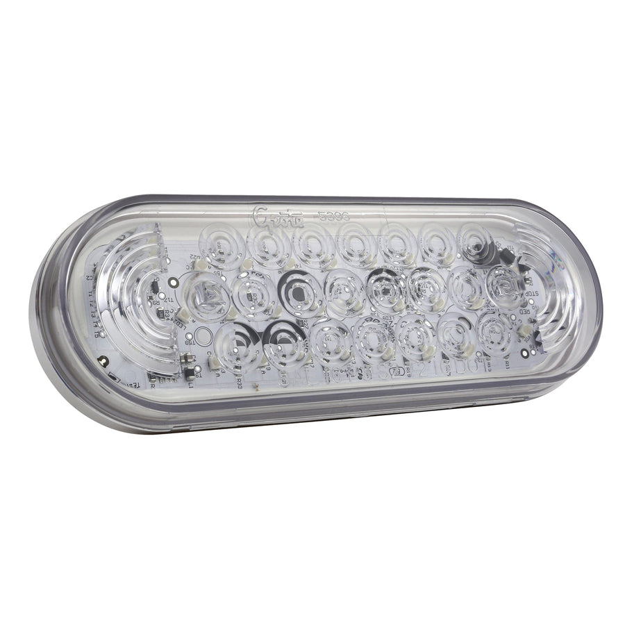 Grote - 77361 - Emergency Lighting, Clear, Oval LED Strobe - YourTruckPartsNow