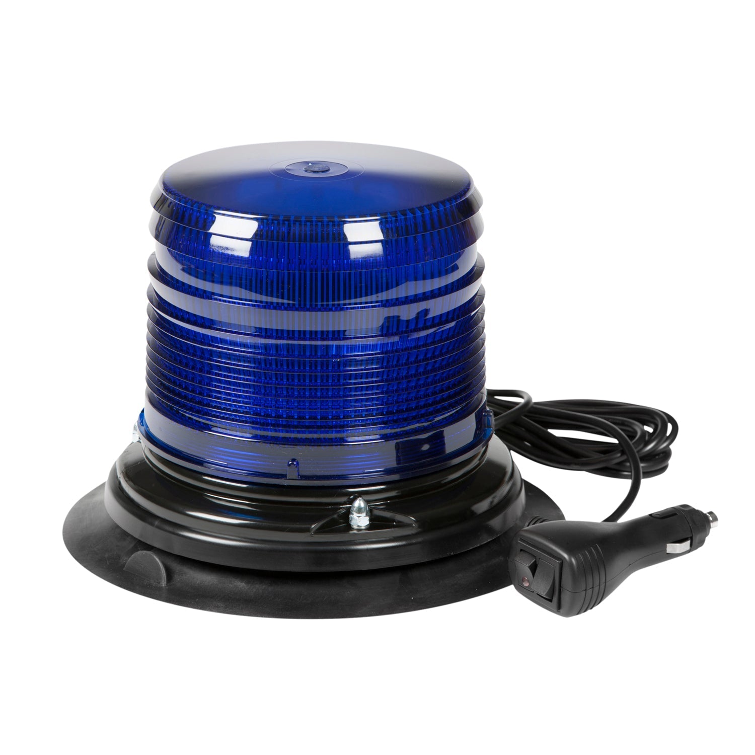 Grote - 78045 - Emergency Lighting, Blue, LED Beacon S.A.E. Class I 12 V Low Lens Vacuum Magnet - YourTruckPartsNow