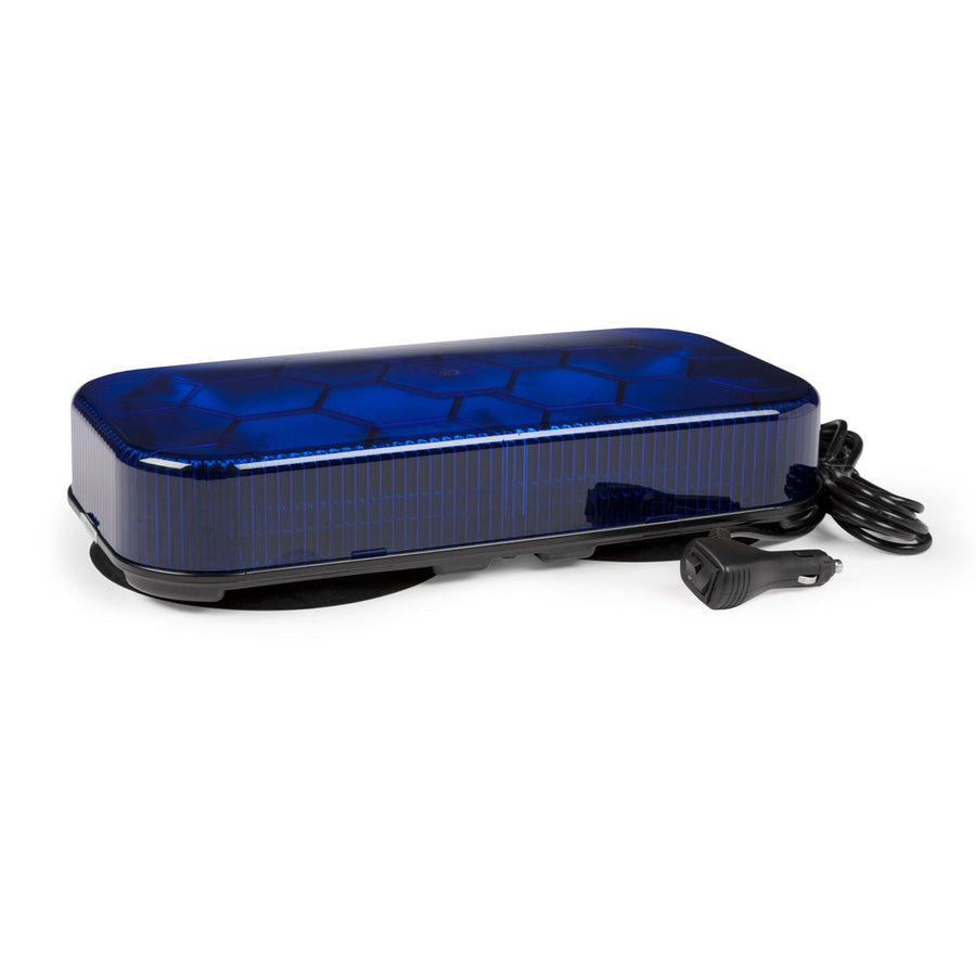 Grote - 78135 - Emergency Lighting, Blue, LED Mini Light Bar S.A.E. Class I 12 V Vacuum Magnetic - YourTruckPartsNow