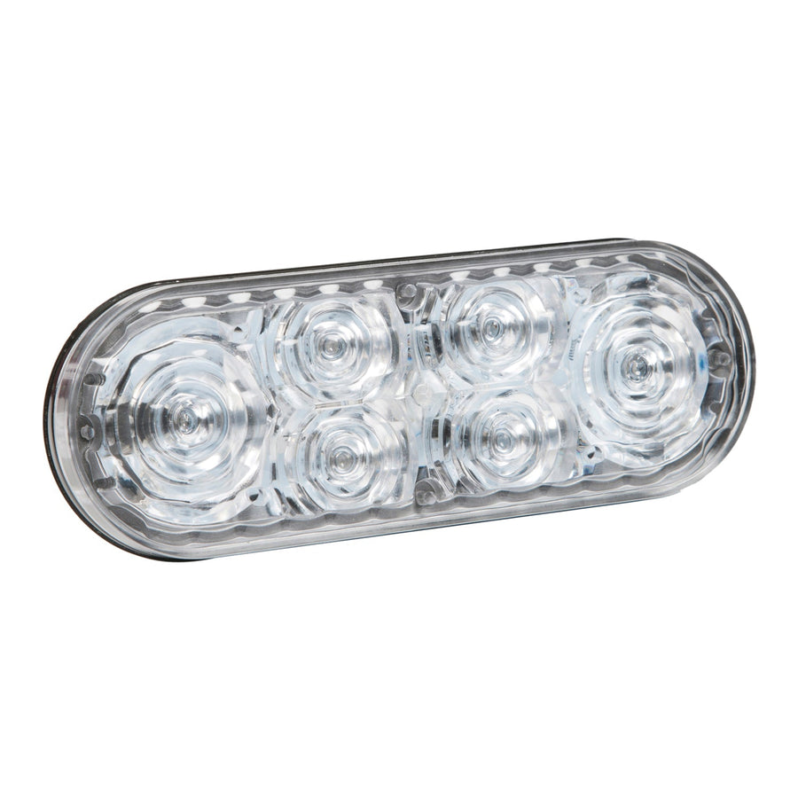 Grote - 78191 - Emergency Lighting, Clear, LED Oval Warning Light - YourTruckPartsNow