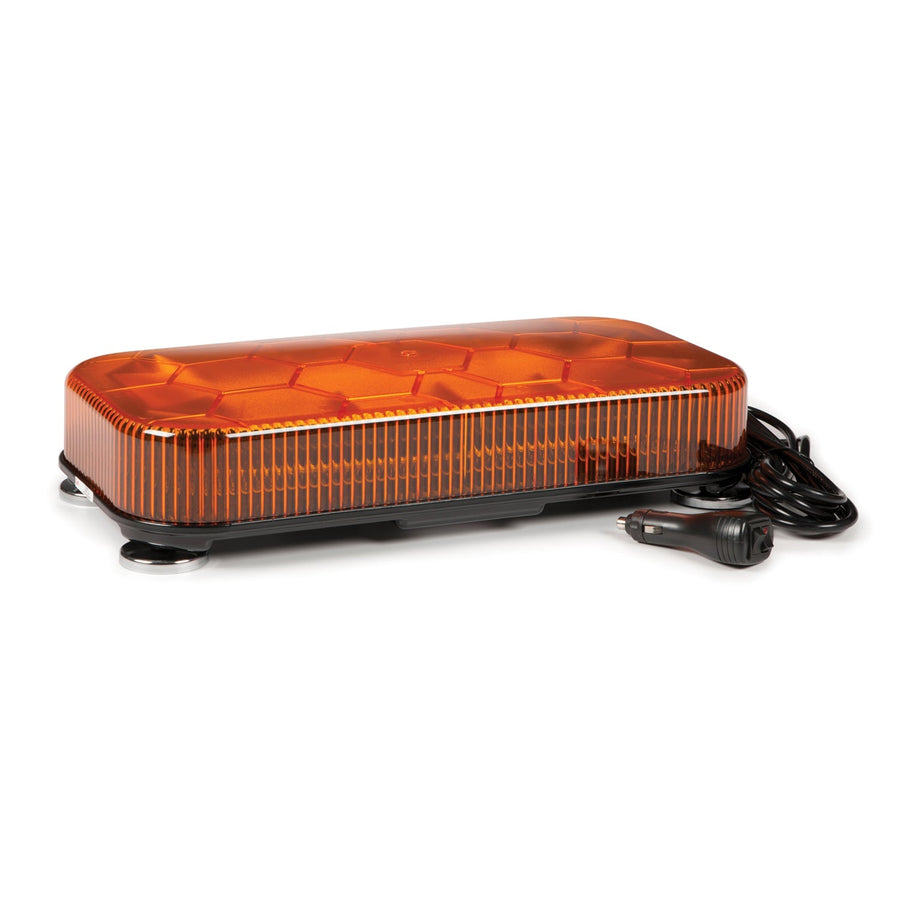 Grote - 78443 - Emergency Lighting, Amber, LED Mini Light Bar S.A.E. Class I 12 V Magnetic - YourTruckPartsNow