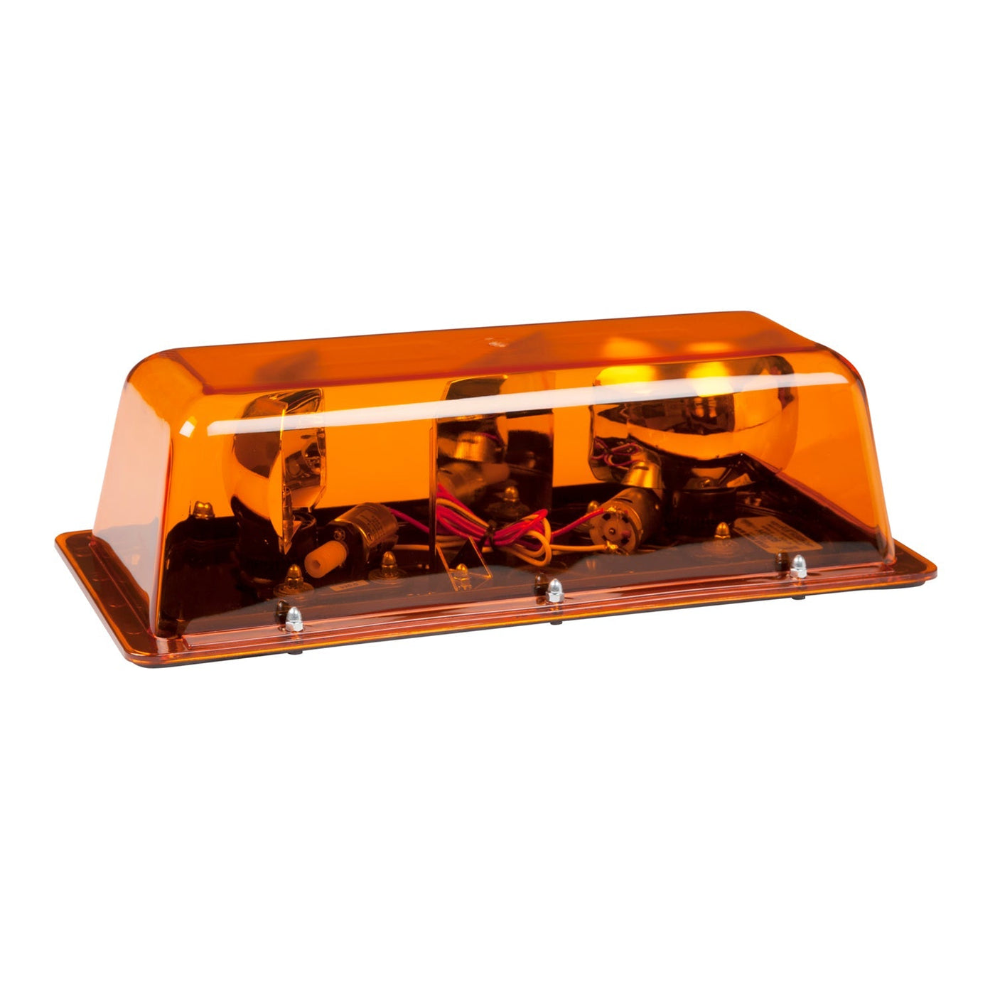 Grote - 78513 - Emergency Lighting, Amber, Halogen Rotating Mini Light Bar S.A.E. Class I 12 V - YourTruckPartsNow