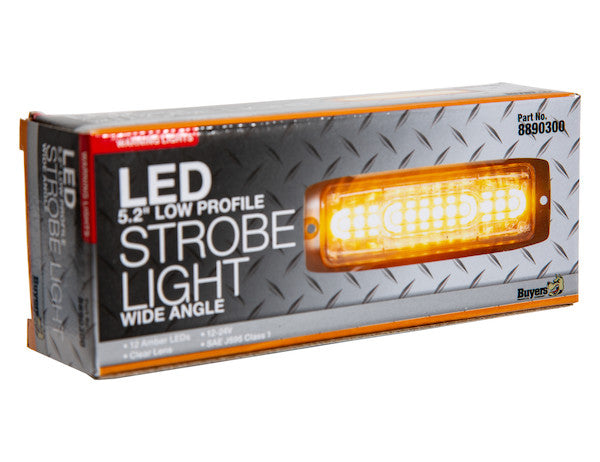 Buyers Products - 8890300 - ULTRA THIN WIDE ANGLE 5 INCH AMBER LED STROBE LIGHT - YourTruckPartsNow