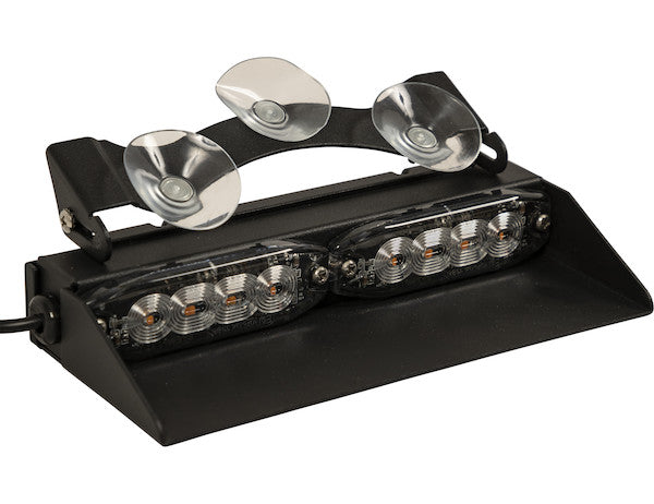 Buyers Products - 8891023 - 8 In. Amber Dashboard Light Bar With 8 LEDs - YourTruckPartsNow