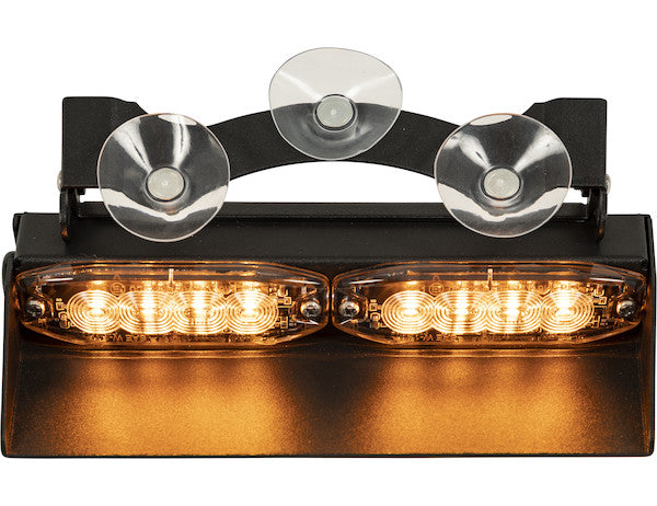 Buyers Products - 8891023 - 8 In. Amber Dashboard Light Bar With 8 LEDs - YourTruckPartsNow