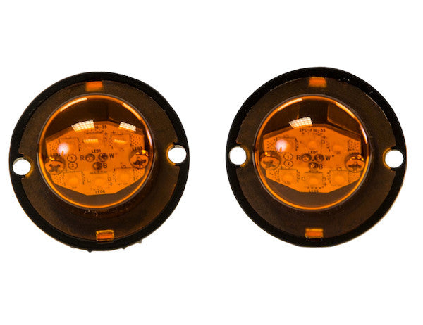 Buyers Products - 8891216 - 15 Foot Amber Bolt-On Hidden Strobe Kits with In-Line Flashers With 6 LED - YourTruckPartsNow