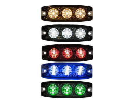 Buyers Products - 8892230 - 3.5 Inch LED Surface Mount Ultra-Thin Strobe Light Series - YourTruckPartsNow