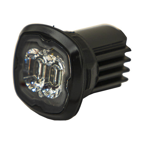 Buyers Products - 8892412 - 1.5 In. Flush/Surface Mount Amber/Clear LED Strobe Light - YourTruckPartsNow