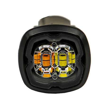 Buyers Products - 8892412 - 1.5 In. Flush/Surface Mount Amber/Clear LED Strobe Light - YourTruckPartsNow