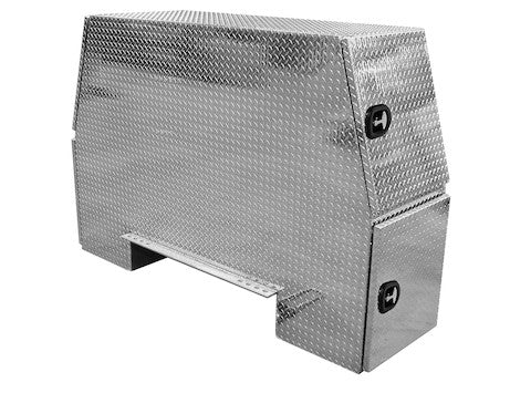 Buyers Products - BP825524 - Diamond Tread Aluminum Backpack Truck Box with Offset Floor Series - YourTruckPartsNow