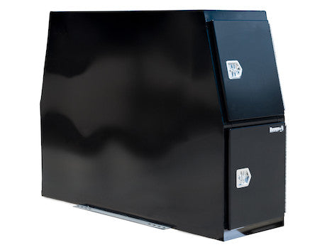 Buyers Products - BP855924B - Black Steel Backpack Truck Box with Flat Floor - YourTruckPartsNow