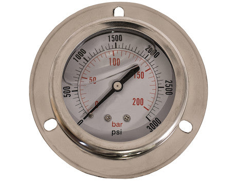 Buyers Products - HPGP3 - Silicone Filled Pressure Gauge - Flange Mount - YourTruckPartsNow