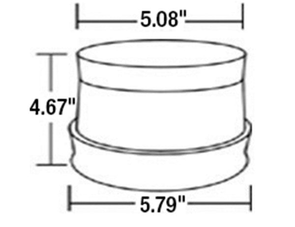 Buyers Products - SL480A - Portable 5.5 Inch Wide LED Beacon - YourTruckPartsNow